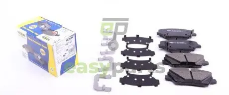 Колодки гальмівні (передні) Hyundai Santa Fe 10-/Creta 16-/Grandeur 11-/Kia Sorento 09-/Carens 13- ICER 182147