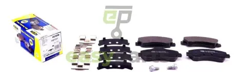 Колодки гальмівні (передні) Citroen C4 Cactus 14-/C-Elysee/Peugeot 301 12-/308 II 13- (з аксес.) ICER 182131