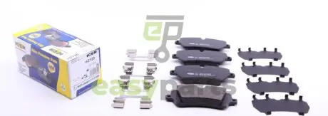 Колодки гальмівні (задні) Land Rover Range Rover 12-/Defender 19-/Discovery V 16- ICER 182120
