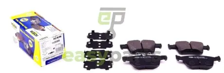 Колодки гальмівні (задні) Audi A3/VW Golf 12-/Touran/Passat B8 14-/Skoda Karoq 17-/Octavia 20- ICER 182099