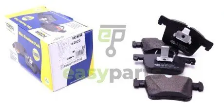 Колодки гальмівні (передні) BMW 1 (F20-21)/2 (F22/F87/F45-46)/3 (F30-31/F34/F80)/4 (F32/F36)/X3 11- ICER 182020