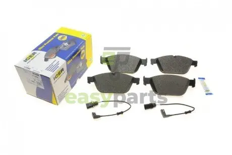Колодки гальмівні (передні) Audi A6 10-18/A7 Sportback 10-15/A8 10-18/Q5 12-17 (+датчики) ICER 181994
