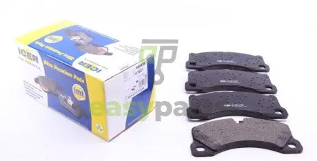 Колодки гальмівні (передні) Porsche Cayenne 02-/Macan 14-/Panamera 10-16/VW Touareg 02- ICER 181921