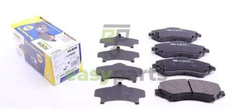 Колодки гальмівні (передні) Chrysler Grand Voyager/Dodge Caravan/Journey/Jeep Cherokee/Compass 07- ICER 181908