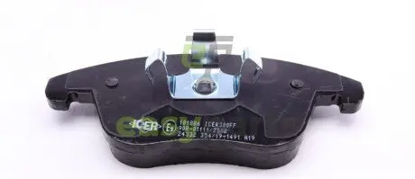 Колодки гальмівні (передні) Citroen C5 08-/Peugeot 407 04-/508 10-18 ICER 181886