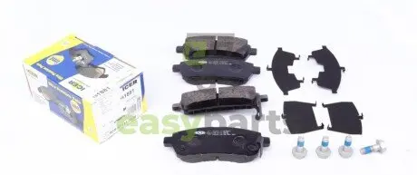 Колодки гальмівні (передні) Ford Fiesta VI 08-/Mazda 2 07-15/Subaru Justy 07- ICER 181881