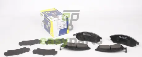 Колодки гальмівні (передні) Renault Koleos 08-/Nissan Qashqai 07-13/Pathfinder/NP300/Murano 05- ICER 181876