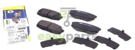 Колодки гальмівні (задні) Toyota Land Cruiser Prado 09-/200/Sequoia/Tundra/Lexus LX 07- ICER 181875