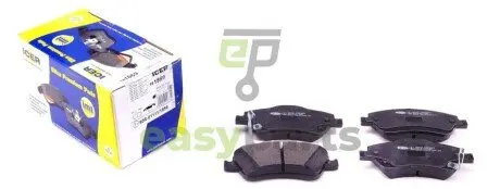 Колодки гальмівні (передні) Toyota Auris 06-12/Corolla 06-14 ICER 181869