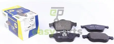 Колодки гальмівні (передні) Renault Megane II 04-09/Scenic II/III/Grand Scenic II/III 03- ICER 181861
