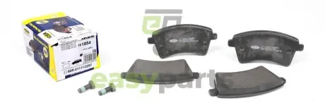 Колодки гальмівні (передні) Renault Kangoo 08- ICER 181854
