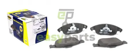 Колодки гальмівні (передні) Citroen C4 07-/Berlingo 05-/DS4/DS5 11-/Peugeot 5008 09-/Partner 08- ICER 181852