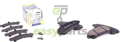 Колодки гальмівні (передні) Nissan Rogue/Qashqai/X-Trail/Teana 07-13/Juke/Suzuki Kizashi 10- ICER 181834