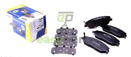Колодки гальмівні (передні) Hyundai Santa Fe II/III/Genesis 06-/Kia Sorento/Ssangyong Korando 09- ICER 181828