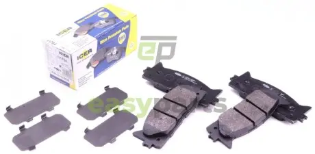 Колодки гальмівні (передні) Toyota Camry 06-/Lexus ES 06-18 ICER 181764