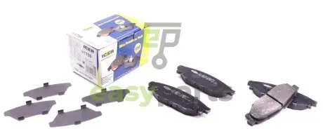 Колодки гальмівні (задні) Subaru Forester/Impreza 08-/Legacy 03-14/Outback 03-/Toyota GT 12- ICER 181759