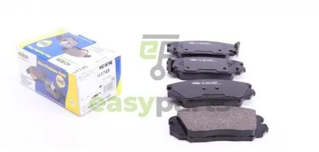 Колодки гальмівні (передні) Hyundai Tucson 04-/Sonata 05-10/Grandeur 05-/Kia Opirus 06- ICER 181745