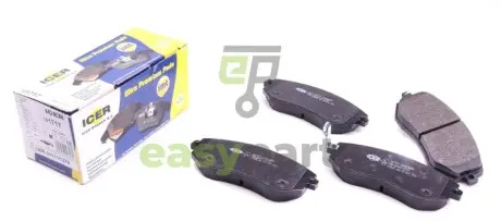 Колодки гальмівні (передні) Subaru Forester 02-/Impreza 00-/Legacy 03-14/Outback 03- ICER 181717