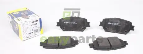 Колодки гальмівні (передні) Toyota Camry 01-11/Solara 03-08/Lexus GS 05-11/IS III 13- ICER 181689