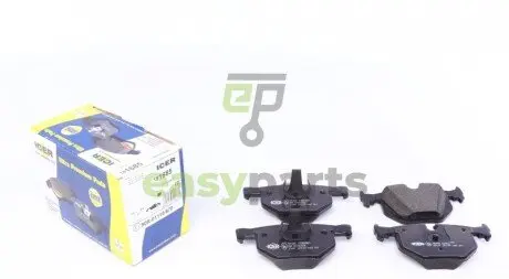 Колодки гальмівні (задні) BMW 7 (E65/E66/E67) 01-08/X5 (E70) 06-13/X6 (E71/E72) 08-14 ICER 181685