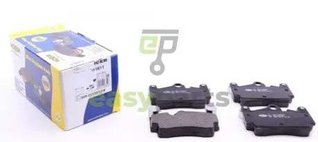 Колодки гальмівні (задні) Audi Q7 06-15/VW Touareg/Porsche Cayenne 02-10 ICER 181611
