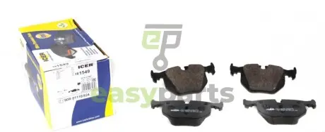 Колодки гальмівні (задні) BMW 3 (E46)/5 (E39)/X5 (E53) 98-06/7 (E38) 94-01/X3 (E83) 03-11/Z4/Z8 ICER 181549