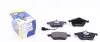 Колодки гальмівні (передні) Audi A3/TT/Seat Leon/Skoda Octavia/VW Golf 96-10/Polo 05-09 (+датчик) ICER 181396 (фото 1)