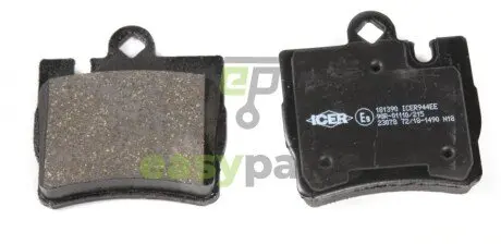 Колодки гальмівні (задні) MB S-class (W220/ C215) 98-06 ICER 181390