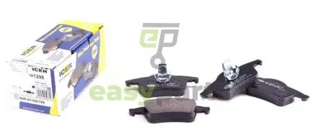 Колодки гальмівні (задні) Volvo S60 00-10/S70 97-00/S80 98-06/V70 95-08/XC70 Cross Country 97-07 ICER 181298