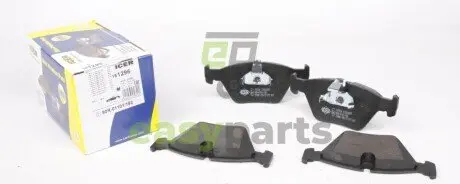 Колодки гальмівні (передні) BMW 5 (E39) 96-04/3 (E46) 00-06 ICER 181296