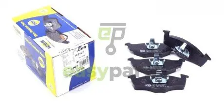 Колодки гальмівні (передні) Seat Cordoba/Ibiza II 93-02/VW Golf III 91-99/Polo 95-02 ICER 181178