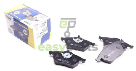 Колодки гальмівні (передні) Audi A4 94-01/VW Passat B3/B4/B5 96-00 ICER 181138