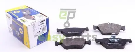 Колодки гальмівні (передні) Opel Omega B 94-00/Vectra A 93-95/Saab 900 93-98 ICER 180988