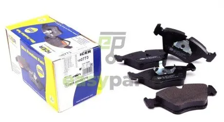 Колодки гальмівні (передні) BMW 3 (E36/E46) 92-06/5 (E34) 87-96/7 (E32) 87-94/Z3 (E36) 97-03 ICER 180773