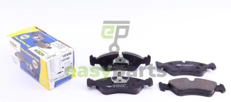 Колодки гальмівні (передні) Opel Astra F 91-01/Vectra A/B 88-03/Kadett E 85-92/Omega A 86-94 ICER 180758