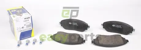 Колодки гальмівні (передні) Renault Trafic III/Opel Vivaro B 14-/Nissan NV300/Fiat Talento 16- ICER 142219