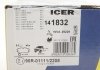 Колодки гальмівні (передні) Iveco Daily III/IV/V/VI 99-/Line 14-/City's 14-16 ICER 141832 (фото 12)