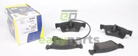 Колодки гальмівні (задні) VW T5/Multivan V 03-15 (+датчик) ICER 141816