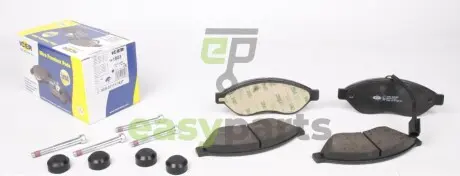 Колодки гальмівні (передні) Citroen Jumper/Fiat Ducato/Peugeot Boxer 06- (+датчик) ICER 141803