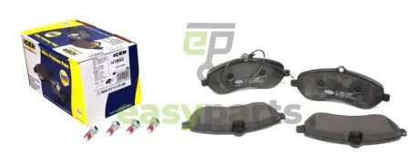 Колодки гальмівні (передні) Citroen Jumpy/Fiat Scudo/Peugeot Expert 07- (+датчик) ICER 141802