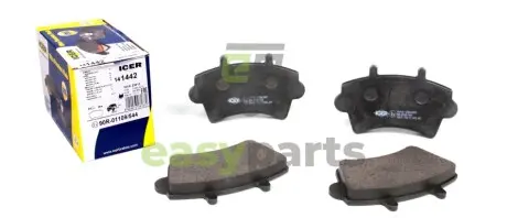 Колодки гальмівні (передні) Renault Master II/Opel Movano 98-/Nissan Interstar 02- ICER 141442