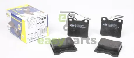 Колодки гальмівні (задні) MB Vito (W638) TDI 96-03 (+датчики) ICER 141241