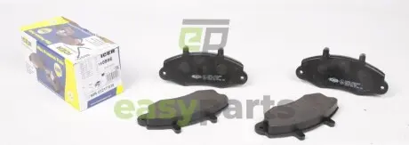 Колодки гальмівні (передні) Ford Transit 85-00/Transit Tourneo 94-00 14" ICER 140896