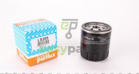 Фільтр масляний Opel 1.0-2.4i 62-00 (бензин) Purflux LS205