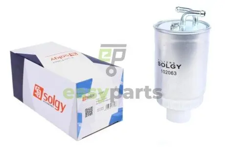 Фільтр паливний VW LT 2.4D/T3 1.6D/TD -88/Golf II -87 (без підігр.) Solgy 102063