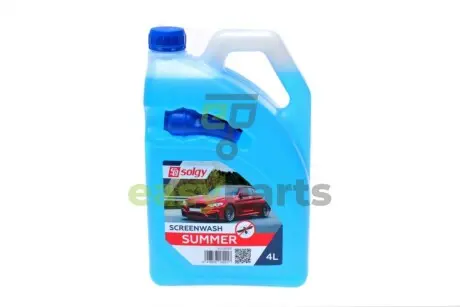 Омивач скла літо (4L) Антимошка Solgy 501003