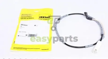 Датчик зносу гальмівних колодок (передніх) BMW 3 (E90-93)/ X1 (E84) 04-11 (L=850mm) TEXTAR 98035500