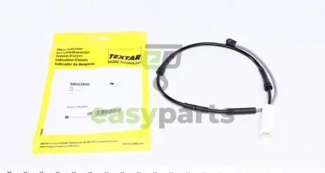 Датчик зносу гальмівних колодок (передніх) BMW 1 (E82,E87)/ 3 (E90-93) 04-11 (L=723mm) TEXTAR 98043800