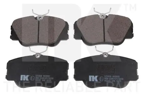 Гальмівні колодки передні (19.3 mm) МВ W124, W201 2.3-16V (Lucas) NK 223308