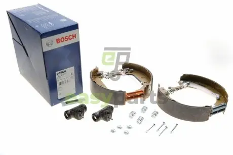Колодки гальмівні (задні) Citroen Jumpy/Fiat Scudo/Peugeot Expert 94-06 (барабанні) Ремкоплект BOSCH 0204114112